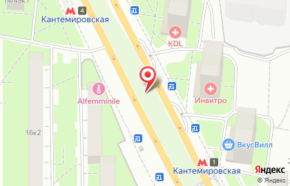Ювелирная Мастерская на Кантемировской на карте