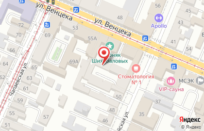 Строительная компания Куйбышевская дорожная ПМК на Молодогвардейской улице на карте