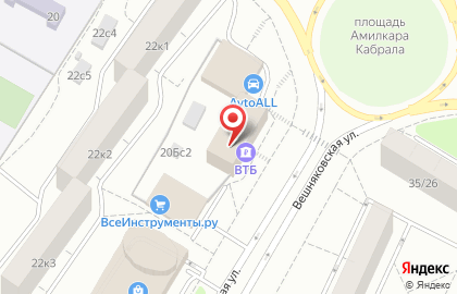 Компания Букетный Дворик на Вешняковской улице на карте