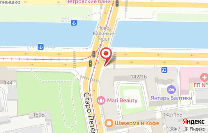 Наша Столовая на набережной Обводного канала на карте