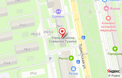 Северо-западного АО Управа Района Северное Тушино на карте