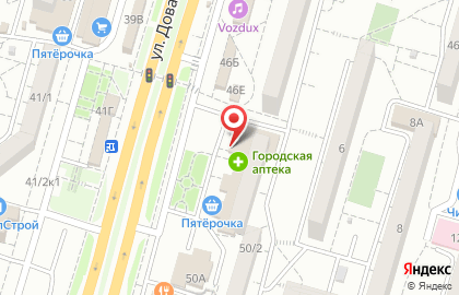 Кондитерский магазин Сласти от Насти на улице Доваторцев на карте