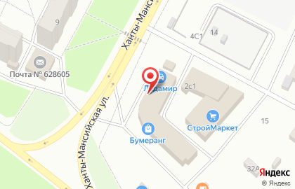 Автомагазин АКБ Сервис на Ханты-Мансийской улице на карте