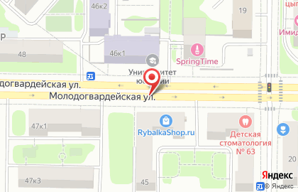Интернет-магазин подарочных сертификатов на приключения Adventio на Молодогвардейской улице на карте