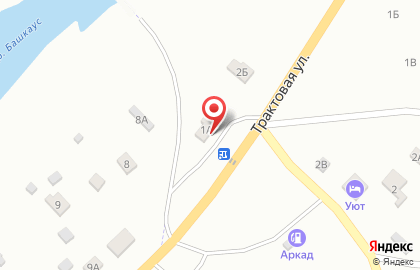 Магазин Корзинка на Трактовой улице на карте