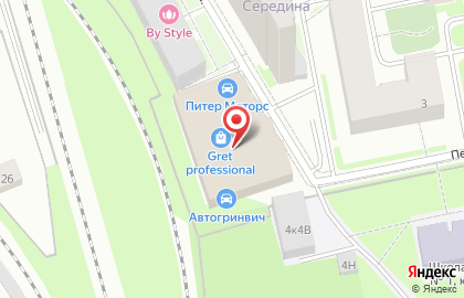 Автомойка на Зеленогорской улице на карте