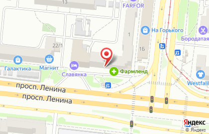 Хозяйственный магазин Нужный в Тракторозаводском районе на карте