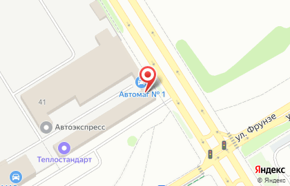 Автосоюз на улице Паши Савельевой на карте