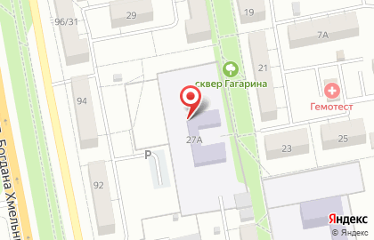Детский сад №25 на улице Гагарина на карте