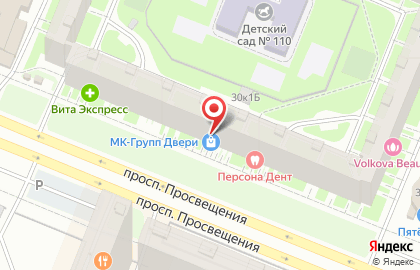 Бар Суши WOK в Выборгском районе на карте