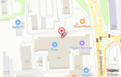 Спортивный клуб Альфа в Октябрьском районе на карте