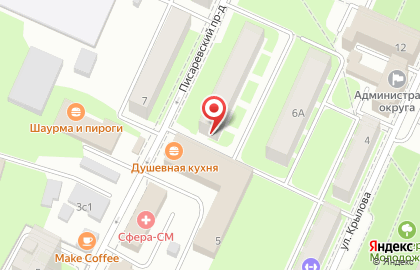 Лечебно-диагностический центр Долголетие в Пушкино на карте