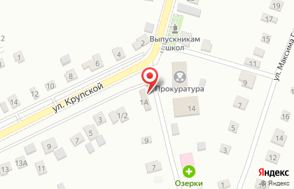 Салон цветов и декора Ирис на улице Крупской на карте