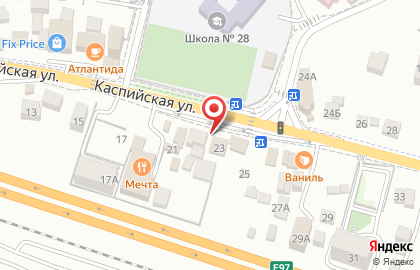Аптека Лето на Каспийской улице на карте