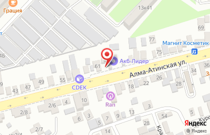 Торговая компания AKB-Lider на Алма-Атинской на карте