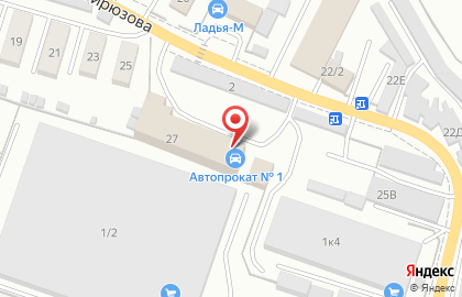 Автопрокат №1 в Кировском районе на карте