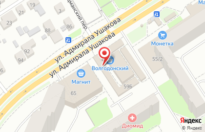 ЗАО Верещагинский трикотаж на улице Адмирала Ушакова на карте