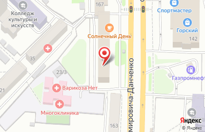 Центр саморазвития Гербер на улице Немировича-Данченко на карте