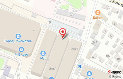 Торговый комплекс Локомотив на карте