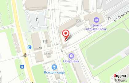 Автостоянка в Туле на карте
