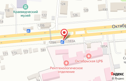 Магазин телефонов и аксессуаров на Октябрьской улице на карте