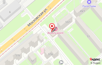 Супермаркет Магнит на Московской улице на карте