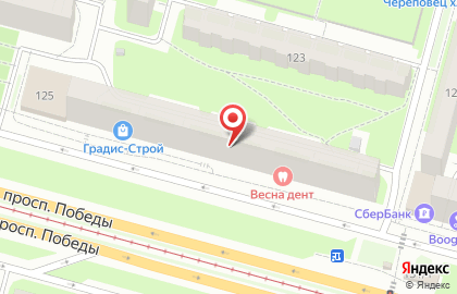 Магазин автозапчастей Autodoc на проспекте Победы на карте