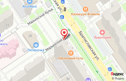 Супермаркет Billa в Москве на карте