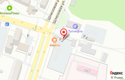 Автостоянка в Тольятти на карте