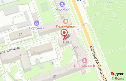 Отделение службы доставки Boxberry на Большой Санкт-Петербургской улице на карте