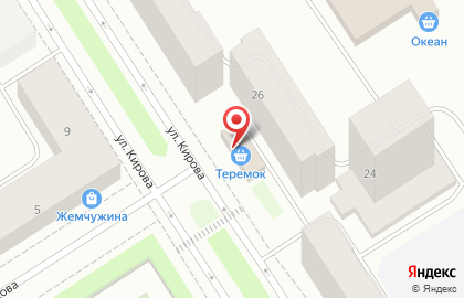Магазин алкогольных напитков Крепость в Центральном районе на карте