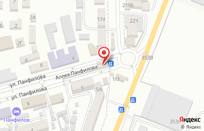 Социальная аптека единая сеть аптек на улице Панфилова на карте
