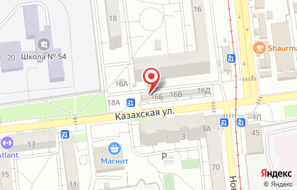 Фирменный магазин Великолукский Мясокомбинат на Казахской улице, 16з на карте