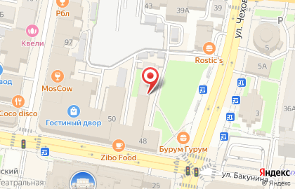 Авиаль плюс в Железнодорожном районе на карте