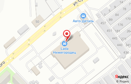 Автосалон Саранск-Лада на карте