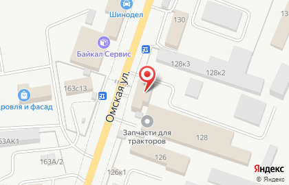 Восточная кухня на Омской улице на карте