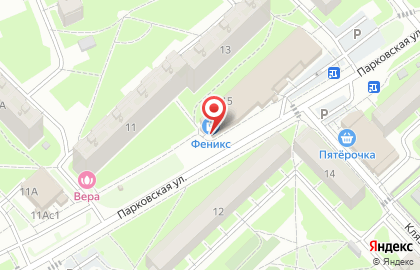 Магазин замороженных полуфабрикатов Элика на Парковской улице на карте