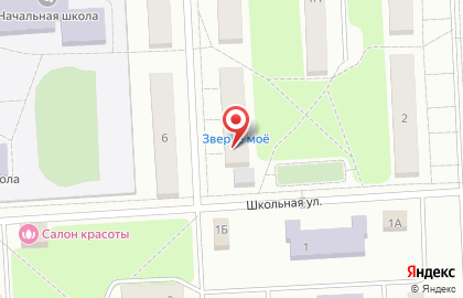 Магазин Лагуна на Школьной улице на карте