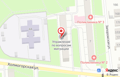 Участковый пункт полиции на Холмогорской улице на карте