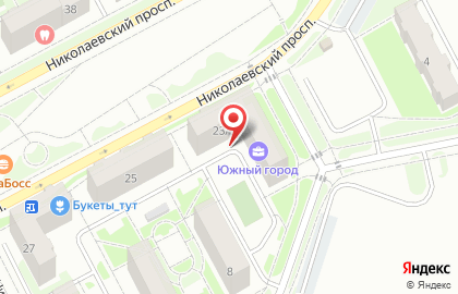 Фотостудия Тепло на Николаевском проспекте на карте