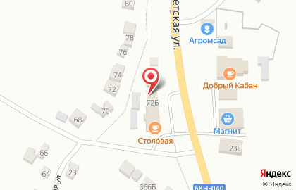 Продуктовый магазин Татановское на Советской улице на карте