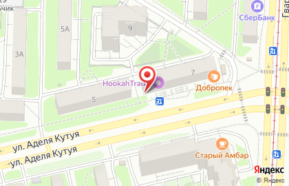 Продуктовый магазин Звениговский на улице Аделя Кутуя на карте