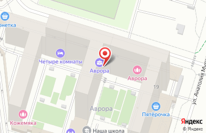 Магазин Красное & Белое на улице Соболева на карте