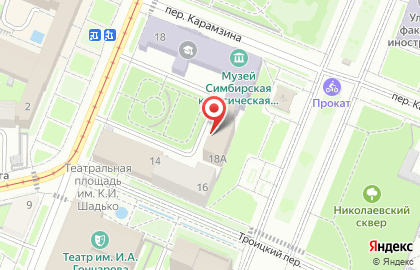 Министерство образования и науки Ульяновской области, Правительство Ульяновской области на карте