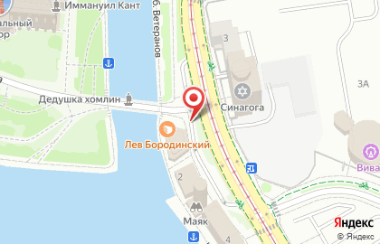 Киоск напитков и фастфудной продукции на карте