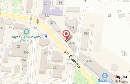 Магазин Свежее мясо на улице Советов на карте