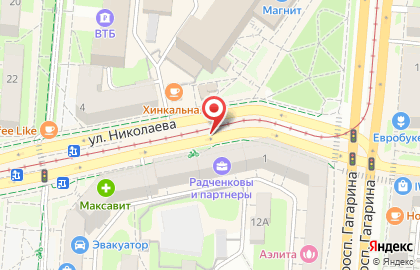 Number One на улице Николаева на карте