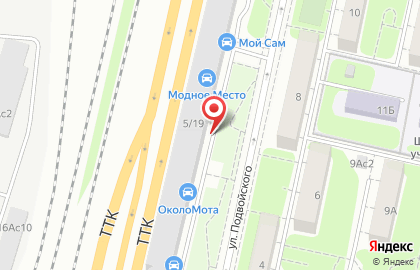 Техцентр Москва-Сити на улице Подвойского на карте