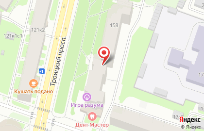 Туристическое агентство Глобал Трэвел на Троицком проспекте на карте