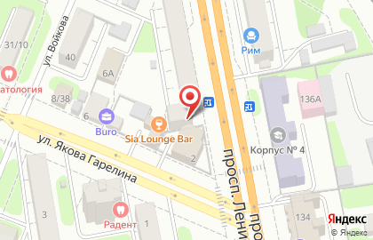 Магазин автозапчастей Автомир на проспекте Ленина на карте